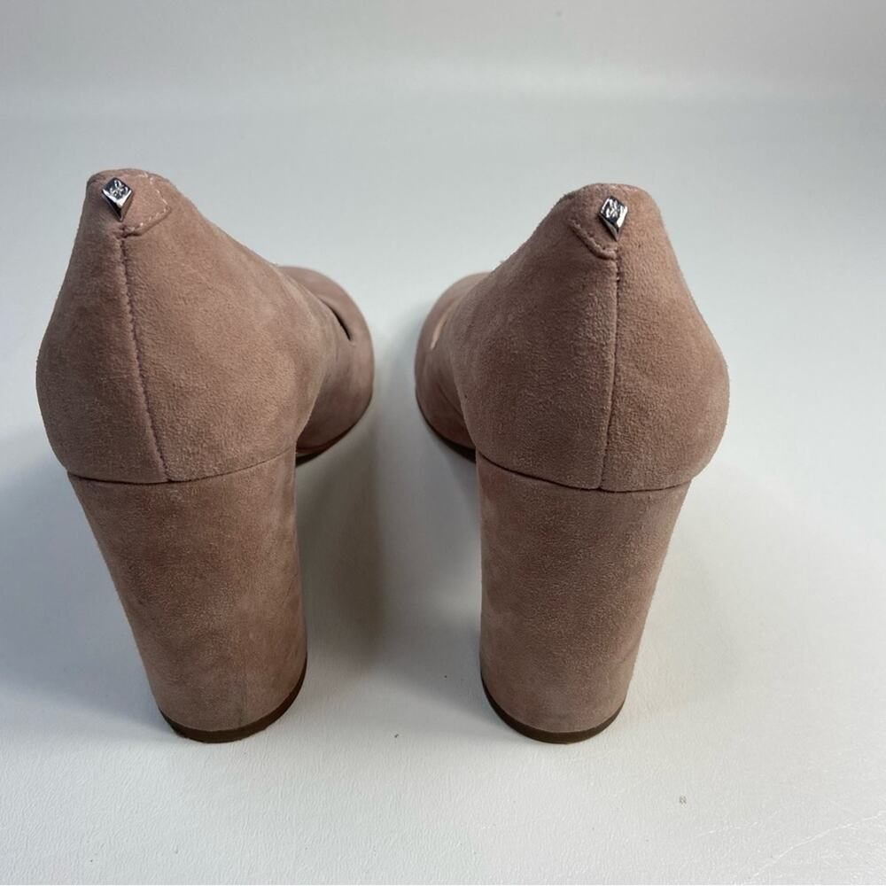 Sam Edelman Stillson Stacked Block Heels Suede Size 8.5 - Picture 4 of 7